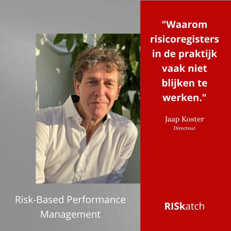 "Waarom risicoregisters in de praktijk vaak niet blijken te werken."